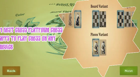 Online chess game against friends
